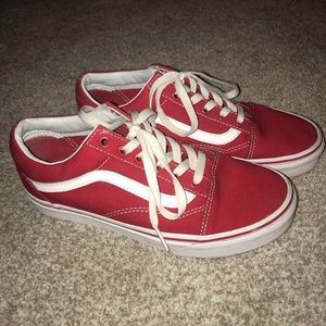 VANS old skool canvas red